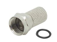 Wtyk SAT F RG6/6,5mm/22mm z uszczelką Cu F-M02