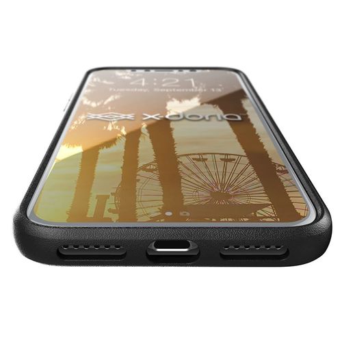 X-DORIA DASH - ETUI IPHONE X (BLACK LEATHER) na Arena.pl