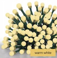 Lampki choinkowe świąteczne kulki 80 LED 8m ciepła biel IP44 timer EMOS