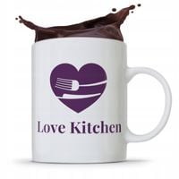 Kubek Prezent Dla Kucharza Kucharki Love Kitchen Z Nadrukiem Ze Zdjęciem