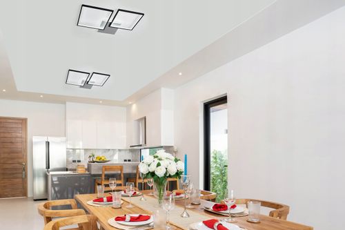 Lampa  HELSINKI II sufit kwadrat żyrandol Smart Home LED Tuya Wobako na Arena.pl