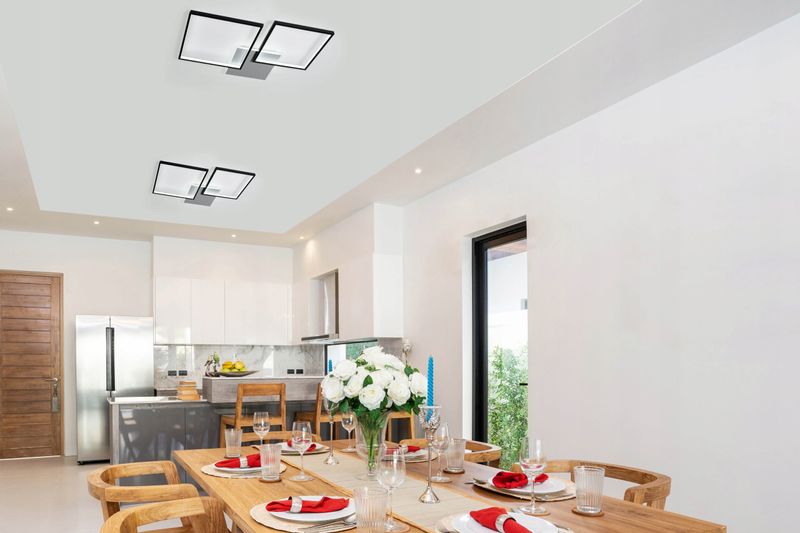 Lampa HELSINKI II sufit kwadrat żyrandol Smart Home LED Tuya Wobako zdjęcie 11