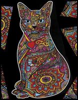 KOLOROWANKA WELWETOWA 47x35CM KOCISKO KOLORVELVET