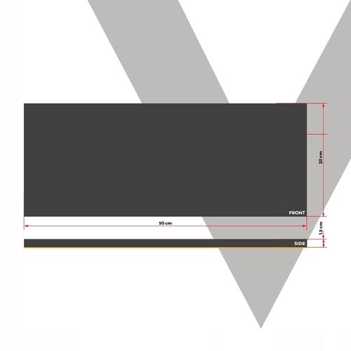 Odbojnik na ścianę garażu osłona miekka pianka rozmiar 50 cm x 20 cm na Arena.pl