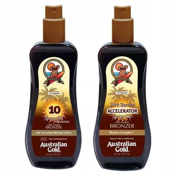 AUSTRALIAN GOLD SPRAY ŻEL SPF10+SPRAY ACCELERATOR zdjęcie 1
