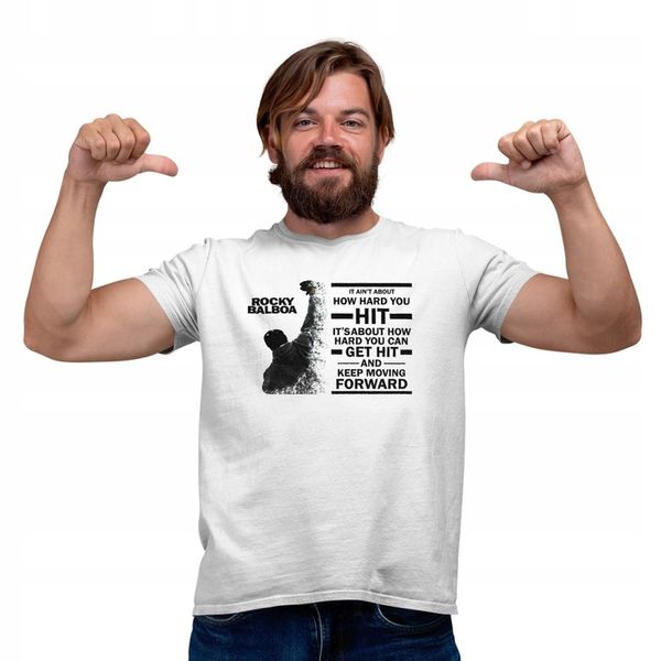 Koszulka męska ROCKY BALBOA W?OSKI OGIER XL zdjęcie 3