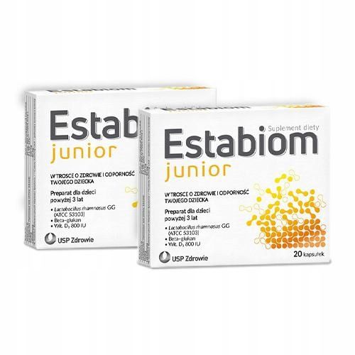 Zestaw Estabiom Junior, 2x 20 kapsułek zdjęcie 1