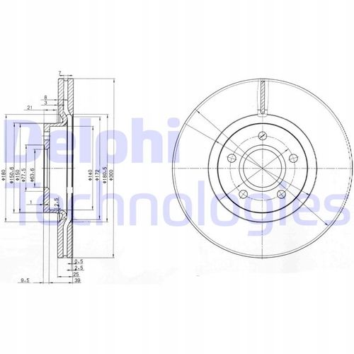 TARCZA HAM PRZOD 300X25 V na Arena.pl
