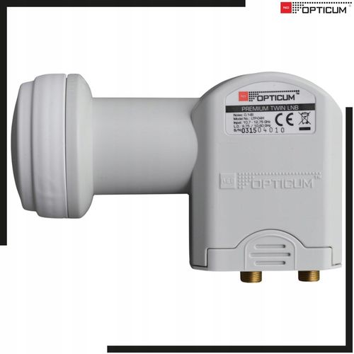 Konwerter Satelitarny TWIN (podwójny) Red Opticum LTP-04H 4 Wtyki na Arena.pl