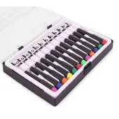 Wkrętaki precyzyjne torx 12 szt + etui śrubokręty do prac amatorskich