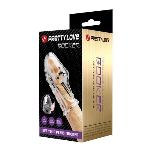 Pretty Love Penis Sleeve – Booker (Clear) na Arena.pl