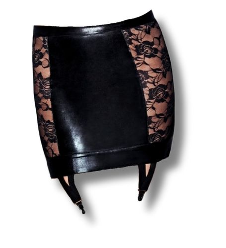 Kusząca spódniczka z zapięciami do pończoch S na Arena.pl