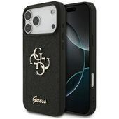 Etui Guess Fixed Glitter Big 4G do iPhone 17 Pro Max czarny
