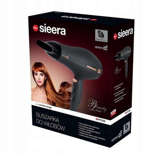 SUSZARKA DO WŁOSÓW Z JONIZACJĄ 2200W ZIMNY NAWIEW ELDOM HT240 + na Arena.pl