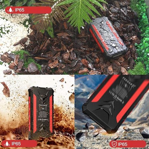 Power bank Solarny Feegar 36000mah 20W 4x USB-C QI na Arena.pl