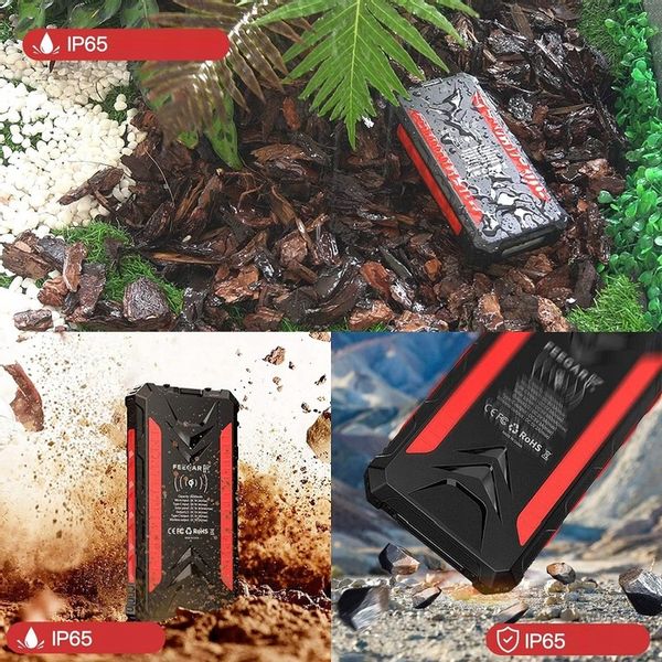 Power bank Solarny Feegar 36000mah 20W 4x USB-C QI zdjęcie 9