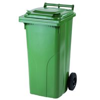 pojemnik kubeł na odpady i śmieci atesty europlast austria - zielony 120l