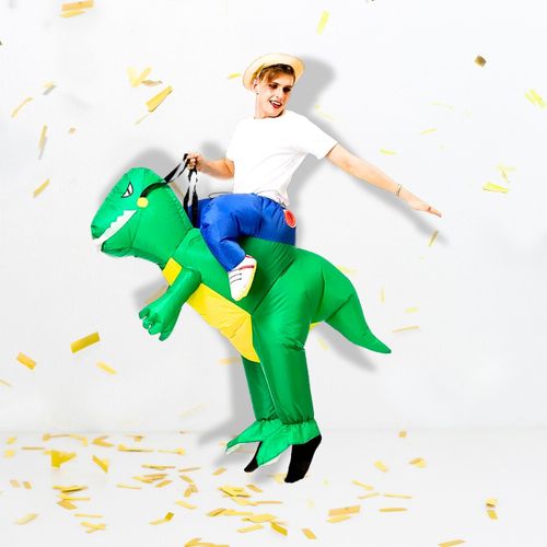 Strój dinozaura przebranie samopompujący kostium dmuchany dinozaur T-Rex na Arena.pl