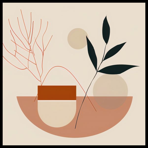 Plakat 80x80cm Botaniczna Przymiarka zdjęcie 2