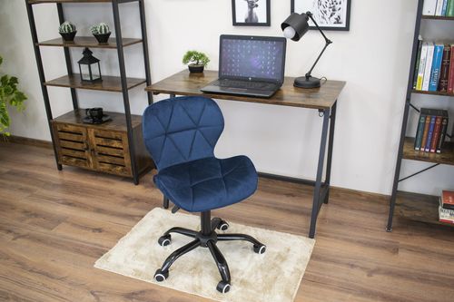 Krzesło obrotowe NOTO aksamit - granat na Arena.pl