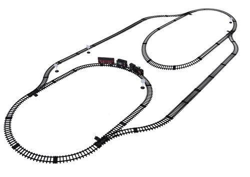 Mega Kolejka Z Pociągami Z Funkcją Dymu, Świateł I Dźwięku na Arena.pl