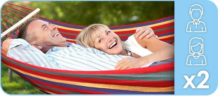 HAMAK OGRODOWY 2 OSOBOWY HUŚTAWKA XXL MOCNY WZMOCNIONY PAŁĄK DUŻY + TORBA zdjęcie 6