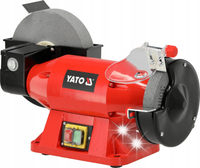SZLIFIERKA STOŁOWA YATO DWUTARCZOWA DO OSTRZENIA 520W 150mm 200mm PODWÓJNA