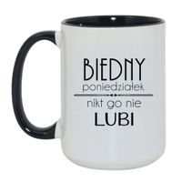 Duży Biało-Czarny 450 ml
