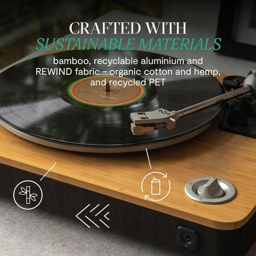 Gramofon House Of Marley Stir It Up Brązowy USB RCA 33-45 RPM, Anti-Skating na Arena.pl