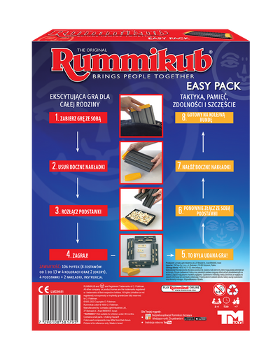 Gra planszowa Rummikub Easy Pack na Arena.pl