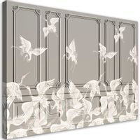 Emaga Obraz na płótnie, Żurawie w locie - 90x60