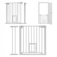 Barierka Rozporowa Bramka Dla Dzieci Zwierząt Guardian 2.0 White