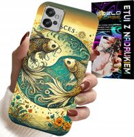 ETUI DO MOTOROLA G32 - ZNAK ZODIAKU, RYBA ASTRONOMIA + FOLIA