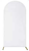 POKROWIEC materiał BIAŁY ŁUK BALONOWY stelaż stojak DO ZDJĘĆ 1x2m