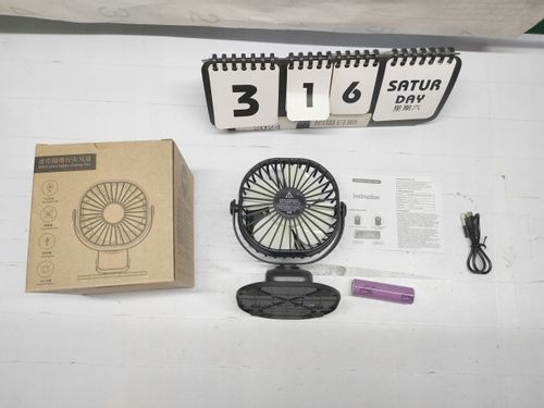 MINI WENTYLATOR NA KLIPS STOŁOWY CICHY USB REGULACJA 360° Z AKUMULATOREM na Arena.pl