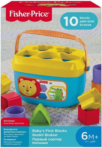 SORTER KLOCKÓW KSZTAŁTÓW FISHER PRICE PIERWSZE KLOCKI MALUCHA na Arena.pl