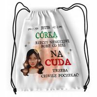 Plecak Dla Córki Sportowy Szkolny Worek Torba Z Nadrukiem Ze Zdjęciem