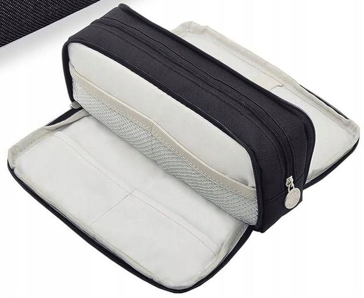 Duży Piórnik Szkolny Saszetka Trzykomorowy Zamek Piórnik do Szkoły + GRATIS zdjęcie 10