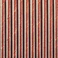 Słomki papierowe, różowe złoto, 19.5 cm, 10 szt.