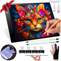 TABLET GRAFICZNY ZESTAW 5W1 DESKA KREŚLARSKA DO RYSOWANIA PREZENT+GRATISY