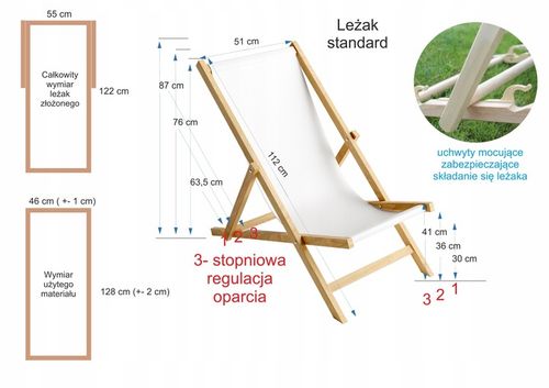 Leżak z nadrukiem personalizowany prezent urodzinowy urodziny 30 40 LP128 na Arena.pl