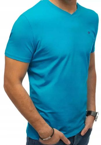 T-shirt męski bluzka koszulka basic męska szpic L na Arena.pl