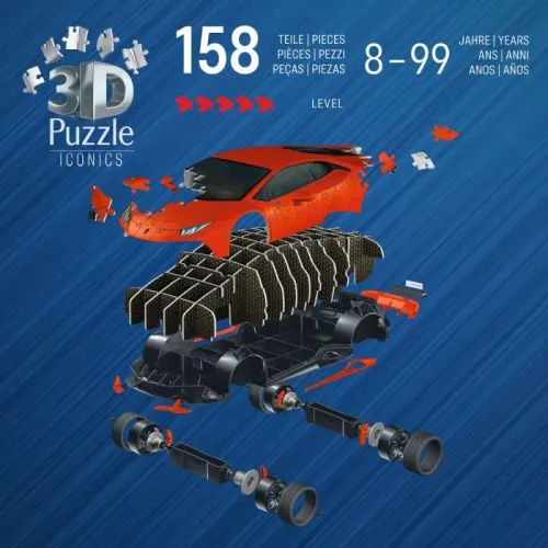Puzzle 3D Iconics Lamborgh.Huracán EVO-Arancio na Arena.pl
