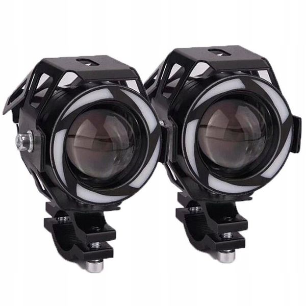 2X Halogen Motocyklowy U7C +Ring Color+Włącznik zdjęcie 7