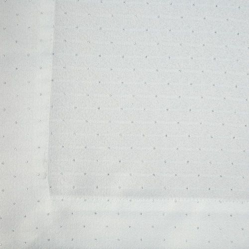 Obrus dekoracyjny ELLEN 85x85 Eurofirany biały w srebrne kropki na Arena.pl