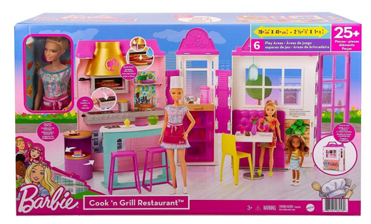 Barbie Restauracja Zestaw z lalką HBB91