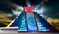 Fototapeta PIRAMIDA NOCĄ pod wymiar 3D 300x210