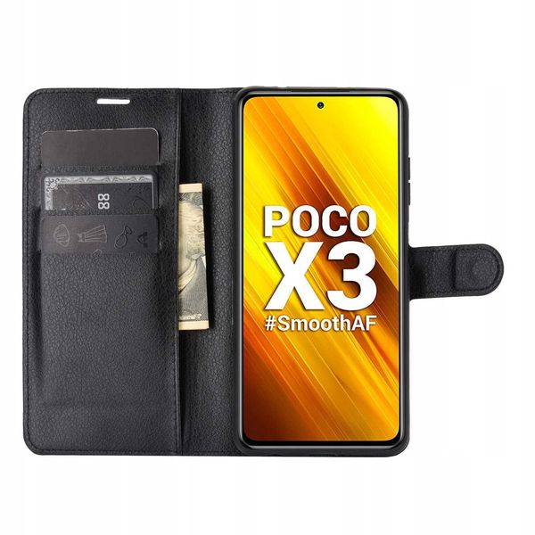 Litchi Poco X3 Nfc/Pro Czarny zdjęcie 4