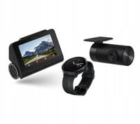 Wideorejestrator 70MAI A810 4K Set + tylna + Smartwatch Maimo R WT2001 GPS