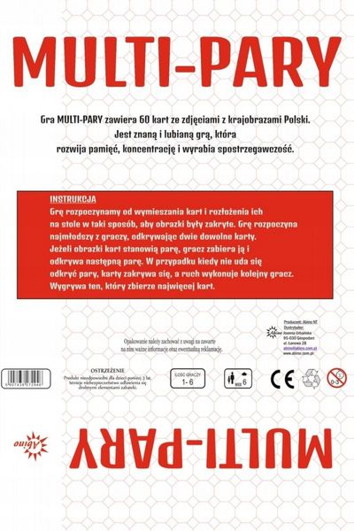 GRA PAMIĘCIOWA MULTI-PARY 2946 zdjęcie 4